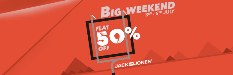 India Desire : Jabong Big Weekend Sale On Jack & Jones Between 3rd to 5th July 2015